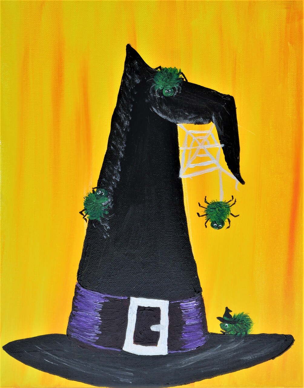 Halloween Paint Kit - Hilda's Playful Familiars Acrylic Painting Kit & Video Lesson, Halloween Craft, DIY Craft, Beginner Painting, Paint At Home